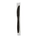 Prime Source Individually Wrapped Black Heavy Weight Polystyrene Knife -- 1000 per case