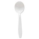 Prime Source Medium Weight Polystyrene White Individually Wrapped Soupspoon -- 1000 per case