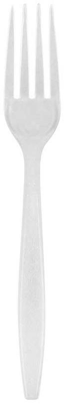 Bunzl Prime Source Polystyrene Extra Heavy Weight Disposable Clear Fork -- 1000 per case