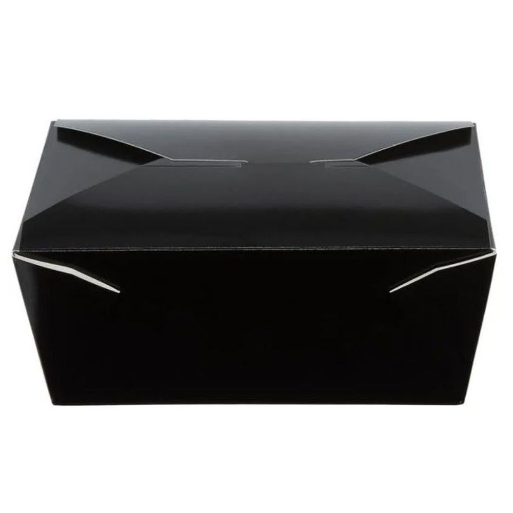 Prime Source Number 1 Black Rectangular Paper Container -- 450 per case