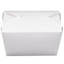 Prime Source White Number 4 Size Paper Container, 7.8 x 8.8 x 3.5 inch -- 160 per case.