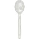 Masteragents White Polypropylene Medium Weight Soup Spoon -- 1000 per case