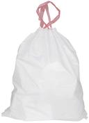 Prime Source White with Red Draw Tape Bag, 18 x 21 Inch -- 400 per case