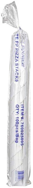 Bunzl Prime Source Plastic White Pizza Stax Lid Support, 1.5 inch -- 1000 per case