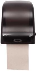 Right Choice Black Hands Free Mechanical Roll Towel Dispenser