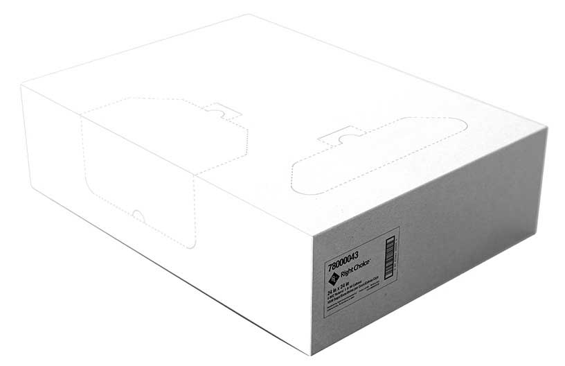 Right Choice Natural 6 Mic High Density Polyethylene Coreless Can Liner Roll, 24 x 25 inch -- 1000 per case