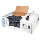 Right Choice Black LDPE 60 Gallon 0.7 Mil Flat Can Liner, 38 x 58 inch -- 200 per case