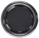 Darnel High Impact Black Plate and Bowl, 9 inch -- 500 per case