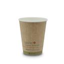 Asean Brown PLA Lined Paper Double Wall Hot Cup, 12 Ounce -- 1000 per case
