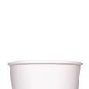 Karat White Double Poly Paper Food Container, 32 Ounce -- 600 per case.