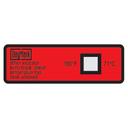 Daymark Thermostrip Dishwasher Temperature Label, 12.4 x 10.5 x 5.7 inch - 24 per pack