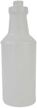 Bunzl Plastic Clear Neck Center Bottle, 32 Ounce
