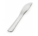 Fineline Settings Silver Secrets Plastic Knife -- 576 per case