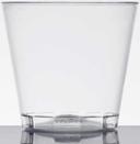 Fineline Quenchers Plastic Clear Shot Glass, 1 Ounce -- 2500 per case
