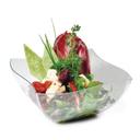 Fineline Polystyrene Clear Square Bowl -- 80 per case