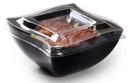 Fineline Clear Polyethylene Terephthalate Lid fits 8 Ounce Square Salad Bowl -- 100 per case