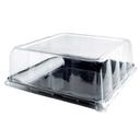 Fineline Clear Platter Pleasers Polyethylene Terephthalate Square Dome Lid Only, 12 x 12 inch -- 50 per case