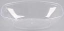 Fineline Platter Pleasers Plastic Clear Oval Luau Bowl, 1/2 Gallon -- 50 per case