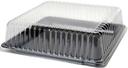 Fineline Platter Pleasers PETE Clear Square Dome Lid, 18 x 18 inch -- 40 per case