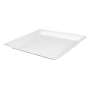 Fineline Settings ReForm Square Polypropylene White Platter, 14 x 14 inch -- 20 per case
