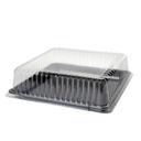Fineline Clear Platter Pleasers Polyethylene Terephthalate Square Dome Lid Only, 14 x 14 inch -- 40 per case