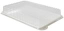 Fineline Platter Pleasers PETE Clear Rectangular Dome Lid, 14 x 10 inch -- 50 per case