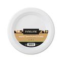 Fineline Settings ReForm White Polypropylene Round Plate, 7 inch -- 800 per case