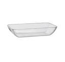 Fineline Settings Tiny Temptations Clear Tiny Rectangular Tray, 3 inch -- 200 per case