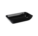 Fineline Settings Tiny Temptations Black Tiny Rectangular Tray, 3 inch -- 200 per case