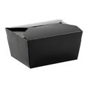 EcoSystems Number 1 Poly Coated Black Paperboard SBS Take Out Box, 4.38 x 3.56 x 2.5 inch -- 450 per case