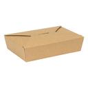 EcoSystems Number 2 Poly Coated Kraft Paperboard Take Out Box, 7.75 x 5.5 x 1.88 inch -- 200 per case