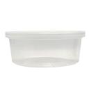 EcoSystems Translucent Polypropylene Round Deli Container, 8 Ounce Capacity -- 500 per case