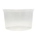 EcoSystems Translucent Polypropylene Round Deli Container, 16 Ounce Capacity -- 500 per case