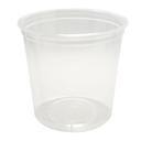 EcoSystems Translucent Polypropylene Round Deli Container, 24 Ounce Capacity -- 500 per case