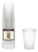 Northwest Enterprises Polystyrene Clear Tumbler, 7 Ounce -- 500 per case