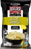 Boulder Canyon Cut Kettle Cooked Sea Salt and Pepper Olive Oil Chips, 6 Ounce -- 12 per case