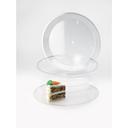 CalMil Clear Round Deep Tray, 15 inch Diameter -- 4 per case.