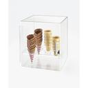 CalMil Cone Display Cabinet, 12 x 12 x 15 inch.