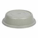 Cambro Versa Round Antique Parchment No Hole Plate Camcover, 10 inch Inside Diameter -- 12 per case