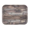 Cambro Decor Series Dark Oak Camtray with EpicTread Surface, 12 x 16 inch -- 12 per case
