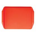 Cambro Orange Fast Food Tray with Handles, 12 x 17 inch -- 24 per case