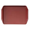 Cambro Cranberry Fast Food Tray with Handles, 12 x 17 inch -- 24 per case