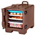 Cambro Insulated Front Loading Dark Brown Sheet and Pan Combo Carrier, 36 Quart Capacity