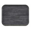 Cambro Decor Series Charcoal Gray Camtray with EpicTread Surface, 14 x 18 inch -- 12 per case