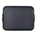 Cambro Camwear Rectangular Black Non Skid Tray with Handles, 15 x 20 inch -- 12 per case