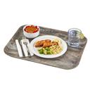 Cambro Decor Series Dark Oak Camtray with Textured Surface, 15 x 20 inch -- 12 per case