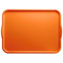 Cambro Rectangular Orange Camtray with Handles, 15 x 20 inch -- 12 per case