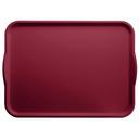 Cambro Rectangular Cherry Red Camtray with Handles, 15 x 20 inch -- 12 per case