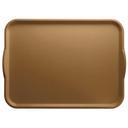 Cambro Rectangular Suede Brown Camtray with Handles, 15 x 20 inch -- 12 per case