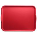 Cambro Rectangular Signal Red Camtray with Handles, 15 x 20 inch -- 12 per case